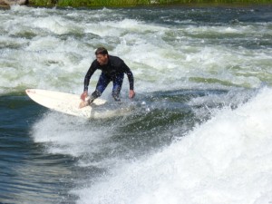 River Surfing Photo